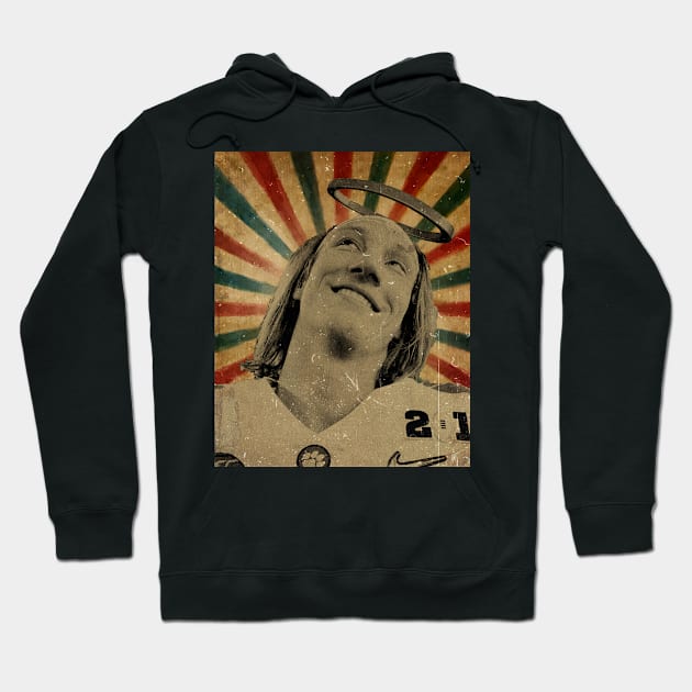 William Trevor Lawrence - Photo Vintage Retro Look Fan Design Hoodie by Janji Joni